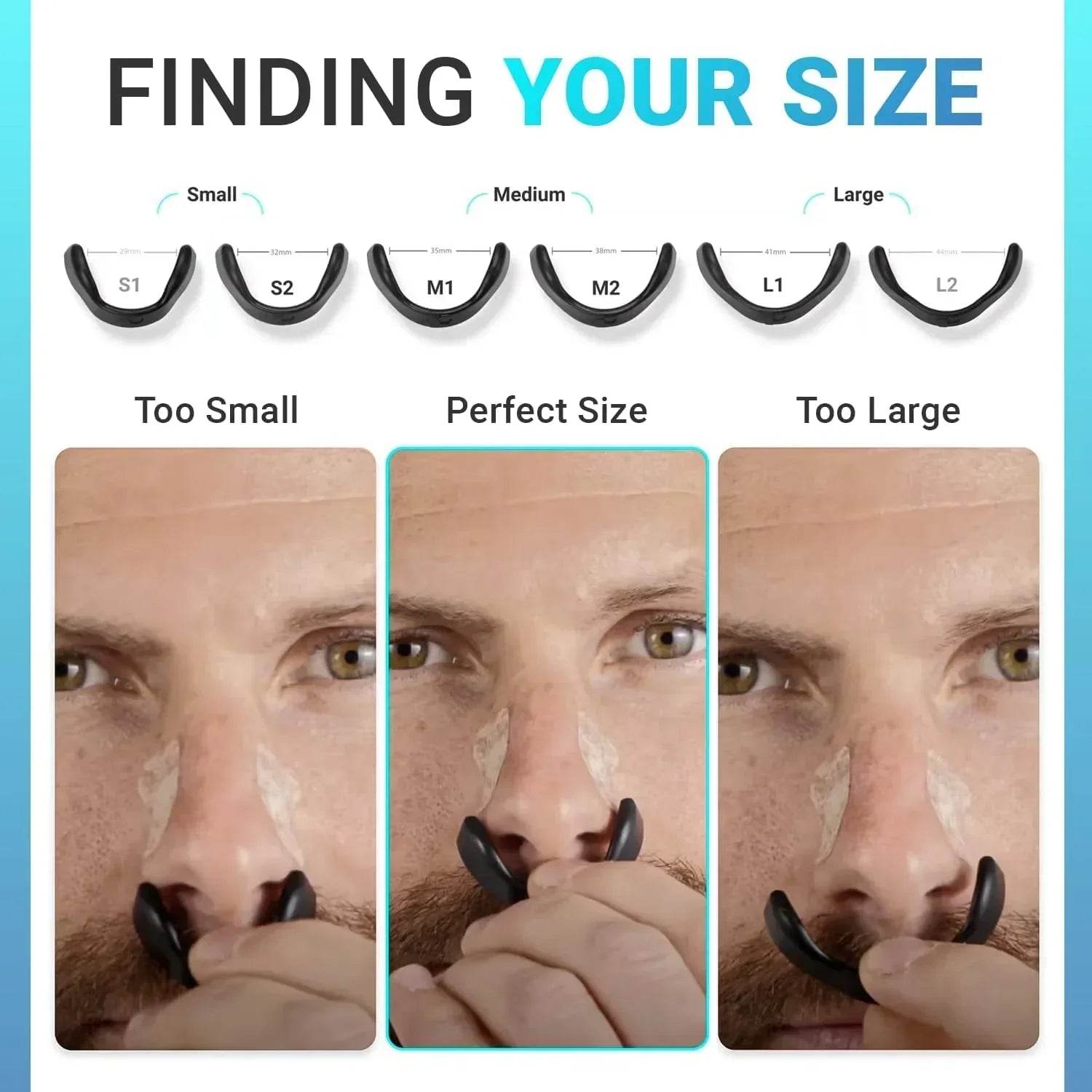 Magnetic Anti-Snoring Nose Strips, Nasal Breathing Kit - swmart