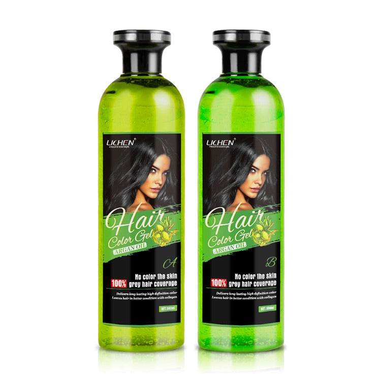 (500 ML) Lichen Hair Color Gel with Argan Oil - swmart