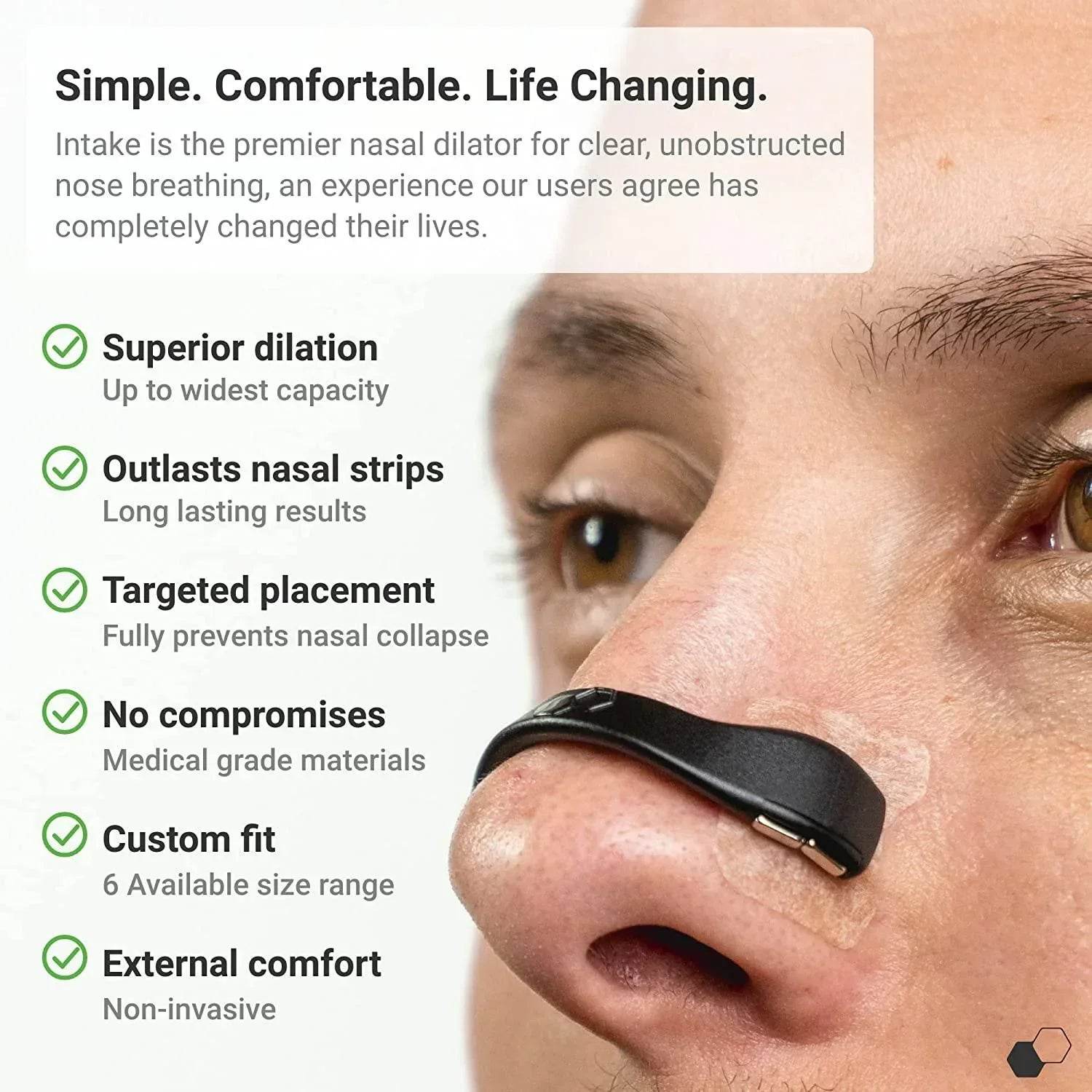 Magnetic Anti-Snoring Nose Strips, Nasal Breathing Kit - swmart