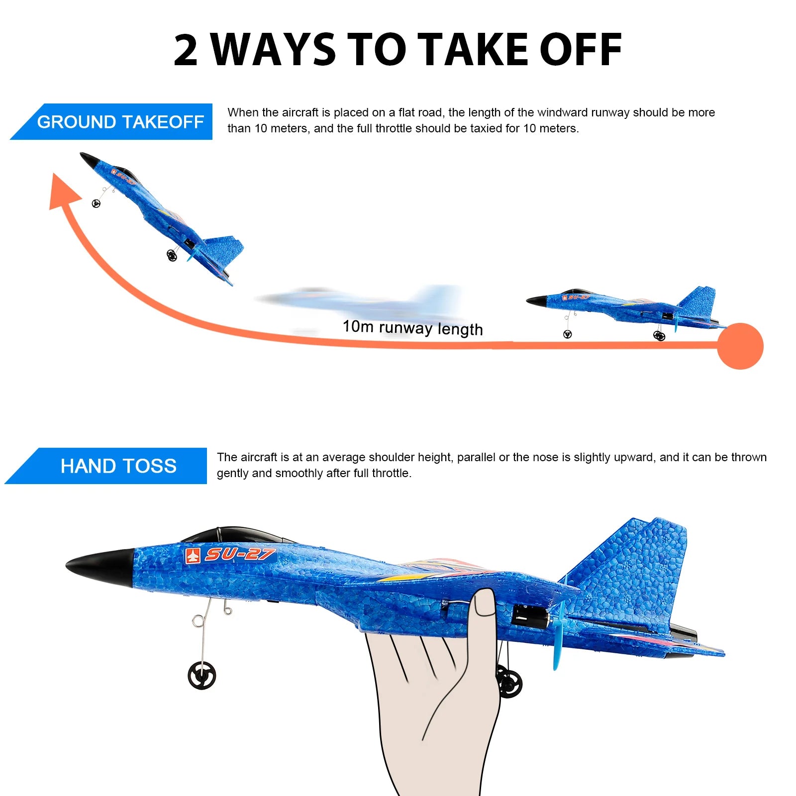 SU-27 RC Plane - Aircraft Remote Control toy