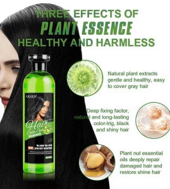 (500 ML) Lichen Hair Color Gel with Argan Oil - swmart