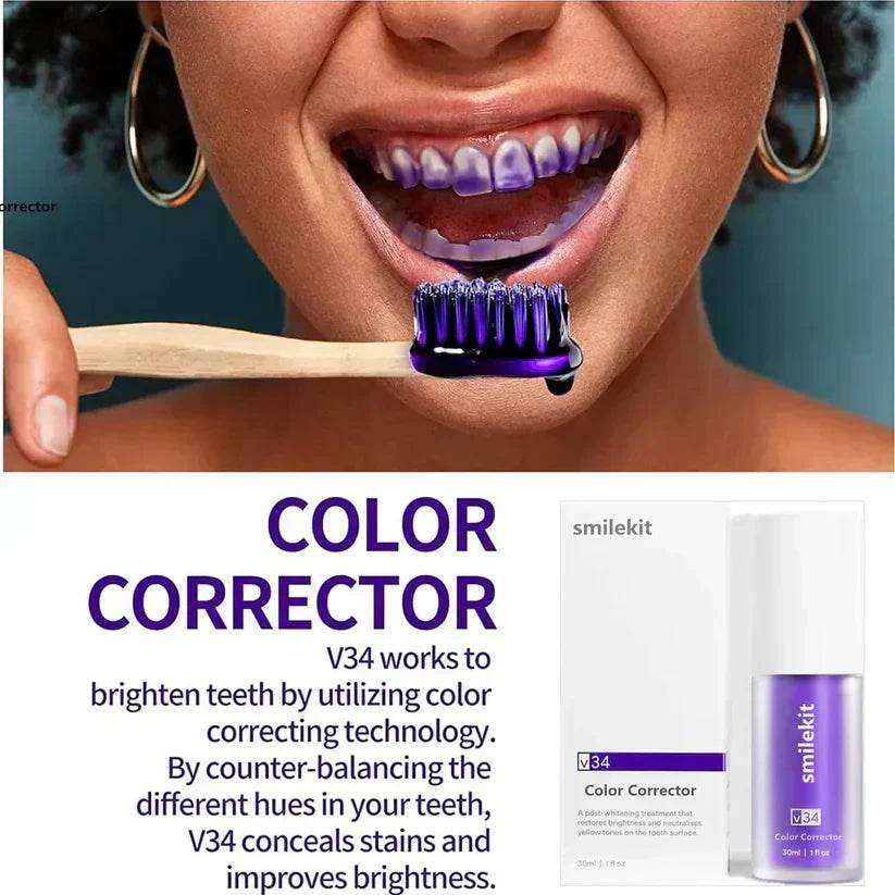 Smilekit Purple Whitening Toothpaste – Transform Your Smile - swmart